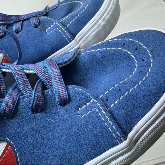 Vans women’s size 13  Sk8-Hi Sport Pop Vallartabl/Red white & blue - Picture 9 of 13